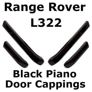 Range Rover L322 Door Capping Kit BLACK PIANO Preview